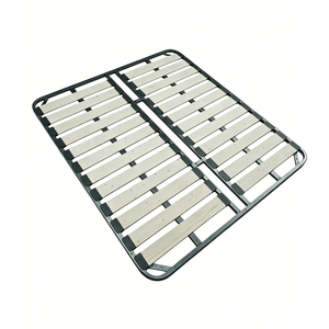 Foshan Factory Pre-assembled <strong>Bed</strong> Slats Frame Solid <strong>Pine</strong>/Birch Wood Silent <strong>Bed</strong> Base Powder-coated Steel <strong>Bed</strong> Support OEM Custom - Product Image 3