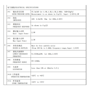 35*25mm Oval Mini <strong>Speaker</strong> 8 Ohm 2W Built-in Audio Driver <strong>for</strong> Laptop, Tablet, <strong>Projector</strong>, Translator Device - Product Image 3