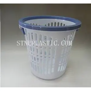 400ml utility round kitchen plastic dust basket with handle