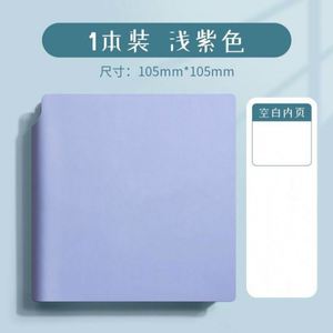 10*10CM PU Notebook Blank Inner Page Portable Pocket <b>Journal</b> Travel Stamp Diary Enterprise Personal Customized LOGO Personal - Product Image 2