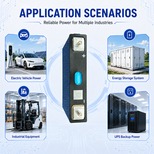 高能密度离网太阳能储能系统（ESS）中内置3.2V 54Ah方形磷酸铁锂电芯，循环寿命3000次。 - Product Image 3