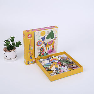 Vente en gros de matrices de découpe d'animaux de dessins animés pour enfants <span class=keywords><strong>bébé</strong></span> avec impression écologique personnalisée Puzzles jouets <span class=keywords><strong>Puzzle</strong></span> éducatif - Product Image 4