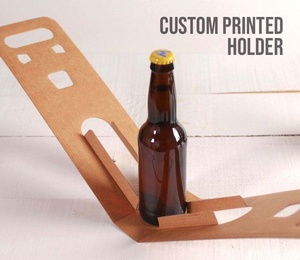 Cajas de Envío Verdes Plegables de Diseño Plano Bee, Caja de Vino de Cartón Corrugado 100% Reciclable para Logística de Tiendas en Línea - Product Image 3