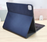 Étui clavier sans fil BT détachable pour iPad Air 13 2024 12,9 pouces avec fonction pavé tactile magnétique intégré