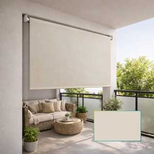 Auvent rétractable avec chaîne 200x300 cm, fixation au plafond pour balcon et terrasse - Product Image 6