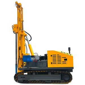 Multi-Function Solar Pile <span class=keywords><strong>Driver</strong></span> Machine 4m 5m 6m Frame Motor Bomba Motor Gear-Core Crawling <span class=keywords><strong>Post</strong></span> Ramming Pounder para venda - Product Image 2