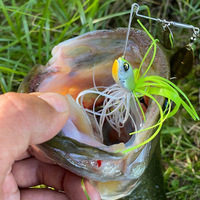 18g Spinner Bait Bass Jig Chatter Bait Leurre de pêche Chatterbait Kit de pêche Wobblers pour Bass Fishing Tackle