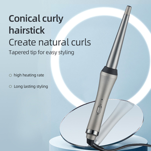 <span class=keywords><strong>Fer</strong></span> à <span class=keywords><strong>friser</strong></span> rotatif anti-brûlure à cône de vague pour créer un curling naturel. - Product Image 2