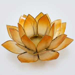 Portavelas Multifuncional Hecho a Mano con Conchas de Capiz en Forma de Flor, Brilla en la Oscuridad, Recuerdos Únicos para Bodas y Fiestas - Product Image 4