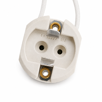 Douille de lampe en céramique halogène G12 blanche pour luminaires à ampoules LED