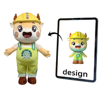Costume de Mascotte Personnalisé Robot Loup en Peluche Super-héros de Dessin Animé pour Adulte, Tenue de Personnage sur Mesure pour Spectacles et Événements Promotionnels