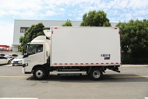 China 0km Gebrauchter Kühltransporter 5 Tonnen Fleischtransport-Kühlfahrzeug Elektroauto für Gefrorenes Fleisch und Hähnchen - Product Image 4