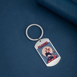 Anime Bleach Heizaki Ichigo <span class=keywords><strong>Lucia</strong></span>'s Break Face Acero inoxidable colorido colgante llavero - Product Image 6