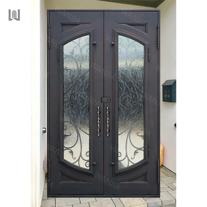 <span class=keywords><strong>Porte</strong></span> d'entrée en fer forgé française au design minimaliste antivol, <span class=keywords><strong>porte</strong></span> <span class=keywords><strong>extérieure</strong></span> de maison, <span class=keywords><strong>porte</strong></span> d'entrée arquée moderne, <span class=keywords><strong>porte</strong></span> de sécurité d'entrée - Product Image 2