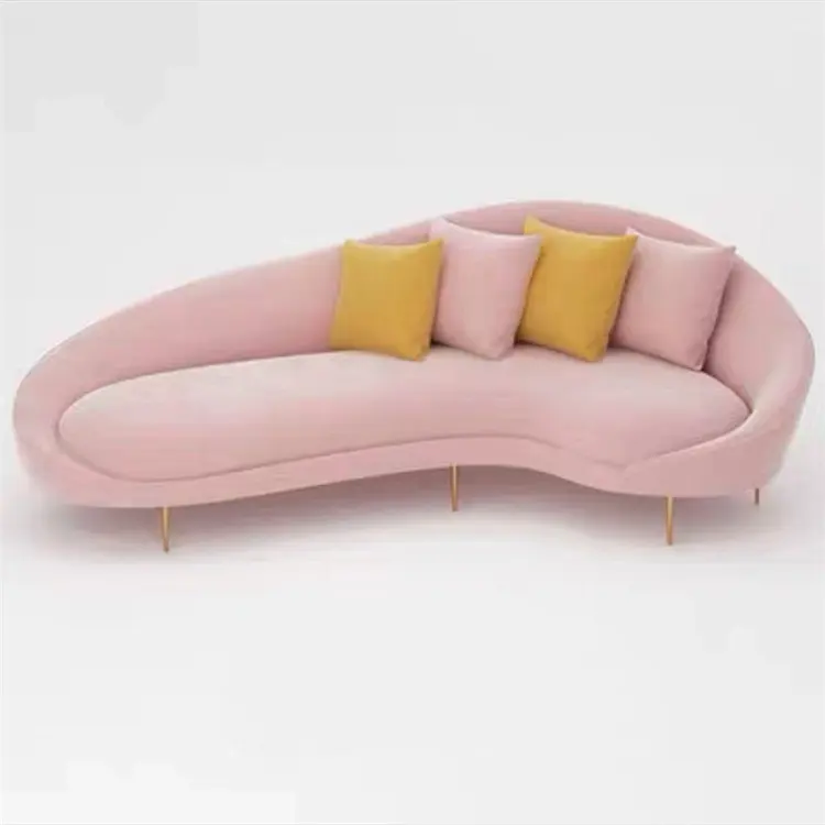 Kisen cómodo salón de belleza spa muebles de sala de espera Silla de uñas Rosa sala de espera sofá para MESA DE MANICURA vida en casa