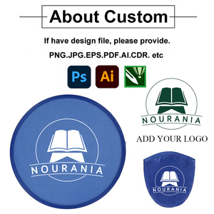 Tùy Chỉnh In Mềm Nylon Bay Đĩa Vòng Nylon Tay Gấp <span class=keywords><strong>Fan</strong></span> Với Pouch Có Thể Gập Lại Bay Đĩa Biểu Tượng Tùy Chỉnh Với Túi - Product Image 3