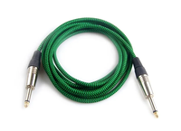 Câble de guitare Premium 3m 10ft Câble d'instrument de 1/4 pouces-Sans bruit et longue durée avec cordon AMP pour pédale de guitare et amplificateur
