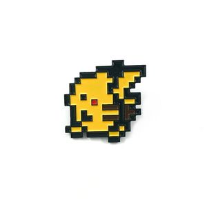 Gros Dessin Animé Monstre Pixel <span class=keywords><strong>Pikachu</strong></span> Xiaozhi Couple Insigne En Métal Émail Épinglettes - Product Image 6