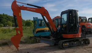 รถขุดตีนตะขาบ ZX50U ผลิตจากญี่ปุ่นพลั่วขุดดิน SY50 PC50 5ton - Product Image 3