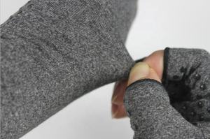 Guantes de compresión para artritis con empuñaduras Guantes de compresión sin dedos para artritis Manos Abiertas Compresión para dedos Protector de manos - Product Image 4