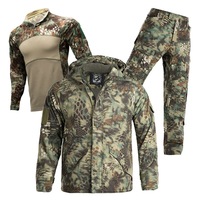Veste tactique G8 de style américain, automne/hiver, doublée de polaire, épaisse et chaude, design camouflage, pour l'extérieur