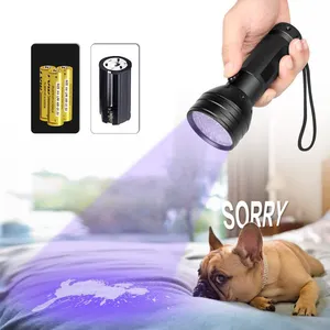 Torcia UV luce nera lampada UV urina per animali domestici macchie secche rilevatore di insetti da letto lampada fluorescente polimerizzante in resina anti-contraffazione