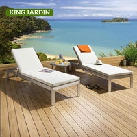 Chaise longue de camping King Jardin, chaise longue de jardin, chaise longue de plage, chaise longue de resort, mobilier d'extérieur de haute qualité, chaise pliante