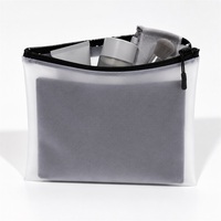 Sac de rangement cosmétique transparent en PVC grande capacité, avec logo personnalisé, trousse de toilette de voyage, étui à fermeture éclair étanche, fournisseur