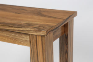 Table console moderne <span class=keywords><strong>en</strong></span> bois massif pour la décoration intérieure Table de chevet avec 1 étagère ouverte pour le salon, la chambre, la salle de bain et l'entrée - Product Image 4