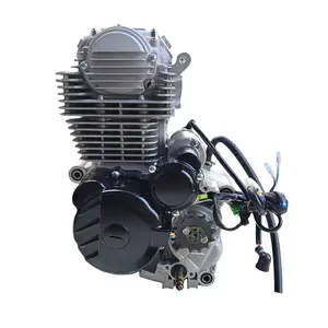 CQJB उच्च गुणवत्ता v जुड़वां 1 सिलेंडर एयर कूल्ड CB250-F एटीवी 125cc इंजन मोटरसाइकिल इंजन विधानसभा