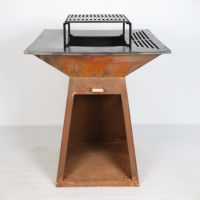 Fournitures de jardin - Barbecue extérieur de 42 pouces, facile à nettoyer, foyer robuste pour jardin, patio, fête