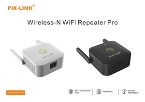 PIX-Link Mini <span class=keywords><strong>Wifi</strong></span> <span class=keywords><strong>Repeater</strong></span> <span class=keywords><strong>Wifi</strong></span> Extender 300M <span class=keywords><strong>2.4GHz</strong></span> tín hiệu tăng cường với 2 ăng ten - Product Image 6