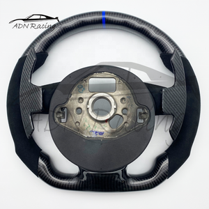 Round Top Phẳng Dưới Carbon Sợi Chỉ Đạo Bánh Xe Đối Với AUDI A4 S4 A5 S5 RS5 A6 S6 A7 S7 <span class=keywords><strong>RS7</strong></span> - Product Image 5