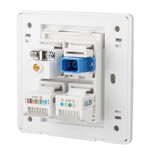 Panneau à fibres optiques Sc Appel informatique <span class=keywords><strong>Prise</strong></span> téléphonique vocale gratuite Module de <span class=keywords><strong>prise</strong></span> TV Plaque frontale - Product Image 2