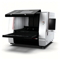 Derek Hochpräzise 1500W-3000W Gantry-Faserlaserschneidmaschine 1300x900mm mit Ausziehtisch 3-Achsen CNC Wasserkühlung