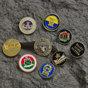 Fabricante <span class=keywords><strong>de</strong></span> Insignias Personalizadas con Diseño a Medida, <span class=keywords><strong>de</strong></span> Metal, Acero Inoxidable, con Logotipo, Broches, Esmalte Duro y Suave, Fundición y Chapado - Product Image 2