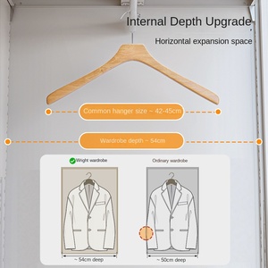 Armario <span class=keywords><strong>de</strong></span> Acero para el Hogar Wright Home, Muebles para el Hogar, Estilo Moderno y Simple, Color Crema Francés, Armario <span class=keywords><strong>de</strong></span> Almacenamiento para Dormitorio - Product Image 4