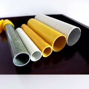 Tuyau rond en plastique renforcé de fibres de verre FRP GRP - Product Image 1
