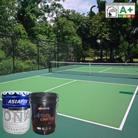 Peinture liquide en polyuréthane de silicone pour terrains de tennis, revêtement de sol sportif en PU