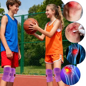 Genouillère pour enfants avec sangles réglables, stabilisateur de rotule, soutien pour jeunes, en néoprène respirant antidérapant à compression - Product Image 5