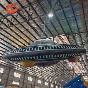 Venta al por Mayor Directa de Fábrica, Globo Inflable Gigante Personalizado con Forma de Nave Espacial OVNI para Decoración de Fiestas Temáticas de Ciencia Ficción - Product Image 6