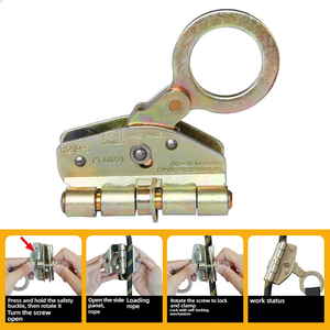 垂直屋根用安全ロープキット、クライミングロープガード、落下防止屋根用ハーネス、ライフラインアセンブリ、落下防止装置 - Product Image 4