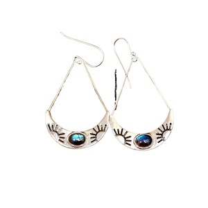 Orecchini pendenti a forma di pianeta solare per donna, vintage, unici, versatili, gioielli di design alla moda - Product Image 1