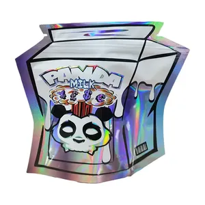 Sacs en Mylar refermables avec finition mate en plastique imprimé personnalisé de haute qualité 1g 3.5g 7g Serrure à glissière durable pour le stockage en petite <span class=keywords><strong>quantité</strong></span> - Product Image 4