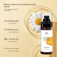 Eau hydratante éclaircissante personnalisée en marque propre, hydrosol, soin de la peau, rose, camomille, romarin, tonique visage en spray, 80 ml