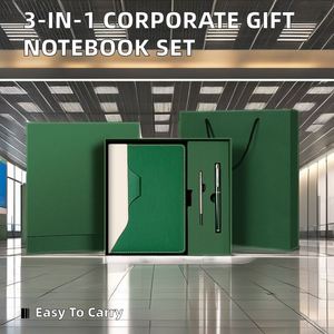2026 Trending Products Premium Leather Journal <b>Notebook</b> Gift <b>Set</b> Business Promotions Corporate Items Handcrafted Paper <b>Notebooks</b> - Product Image 3