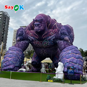 Sayok Personnage de dessin animé gonflable à conception libre, publicité géante gonflable King Kong, <span class=keywords><strong>grand</strong></span> gorille à louer - Product Image 3