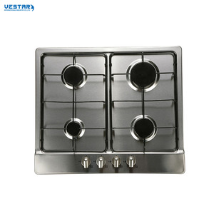 La mejor encimera de gas de quemador rápido de cocina plana montada al ras de 4 <span class=keywords><strong>para</strong></span> gas LP doméstico y de hotel - Product Image 3