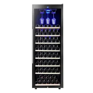 Yehos Großhandel 270L Hochwertige 96 Flaschen Weinkeller Kühlschrank Direkt kühlung Kompressor Wein kühler