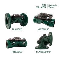 Válvula Hidráulica de Diafragma Metálico con Brida de 10 Pulgadas, Marca Española de Calidad Garantizada, Serie HE, para Control de Riego Agrícola